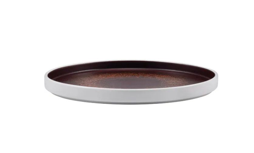 Тарелка пирожковая Le CoQ Estia D 180 мм, H 20 мм, коричневый, белый артикул LEST019RG001180