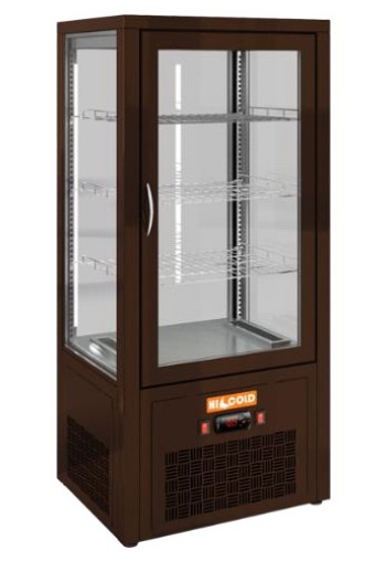 Настольная холодильная витрина HiCold VRC T 100 Brown