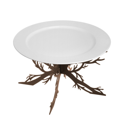 Подставка фуршетная Luxstahl Ветви 275х275х170 мм бронза артикул мки348/2