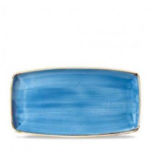 Блюдо сервировочное CHURCHILL Stonecast 35х18,5 см, без борта Cornflower Blue SCFSOP141 артикул SCFSOP141