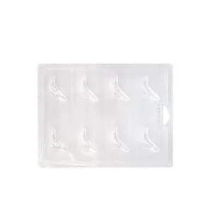 Пластиковая форма "Туфелька" 8 ячеек 43*31*11 мм, P.L. Proff Cuisine