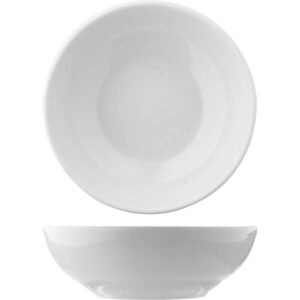 Салатник Дулево, 350мл; D132, H44мм, фарфор, белый артикул 02100