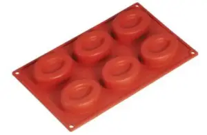 Форма силиконовая P.L. Proff Cuisine "Саварин овал" 6 ячеек 85*60 мм, h 24 мм (30*17,5 см)