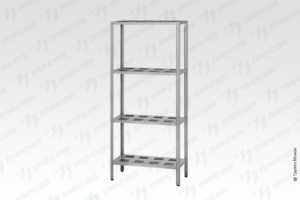 Стеллаж полочный СПЛн - 1500*600*1600 "Norma Inox" (полка-решетка 4 шт.)