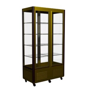 Шкаф холодильный кондитерский Carboma Latium D4 VM 800-1 (R800C) (цвет по схеме, 2 двери, полки стекло)