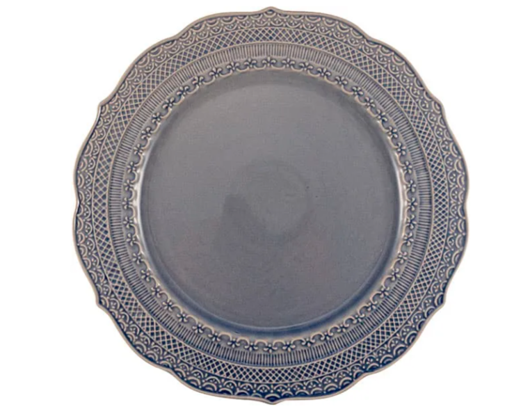 Тарелка мелкая Le CoQ Skalistos D 280 мм, H 20 мм, голубой артикул LSKA034DN003280