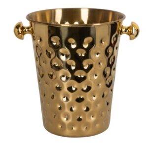 Ведро для шампанского Luxstahl 4,5 л, D 200 мм, H 230 мм золото артикул кт2909