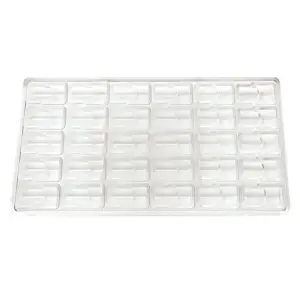 Форма для шоколада "Прямоугольник двойной" 30 ячеек 37*17*17 мм, поликарбонат, P.L. Proff Cuisine