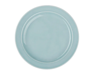 Тарелка мелкая Башкирский фарфор Акварель Принц D 175 мм, H 22 мм, голубой артикул ИТМ 03.175.А.С – Г