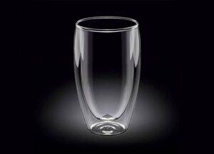 Стакан Wilmax Thermo Glass 550 мл, D 85 мм, H 155 мм, с двойными стенками артикул 888735