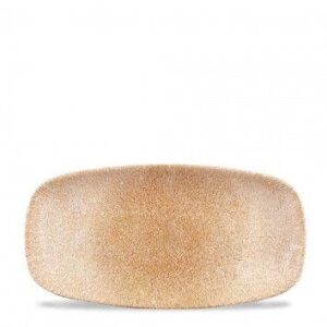 Блюдо CHURCHILL Raku Garnet Orange L 298 мм, B 153 артикул RKGOXO111