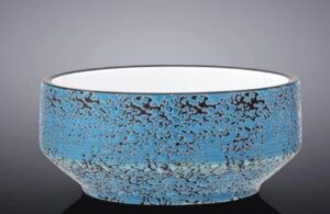 Бульонница Wilmax Splash голубая 400 мл, D 125 мм артикул WL-667638/A