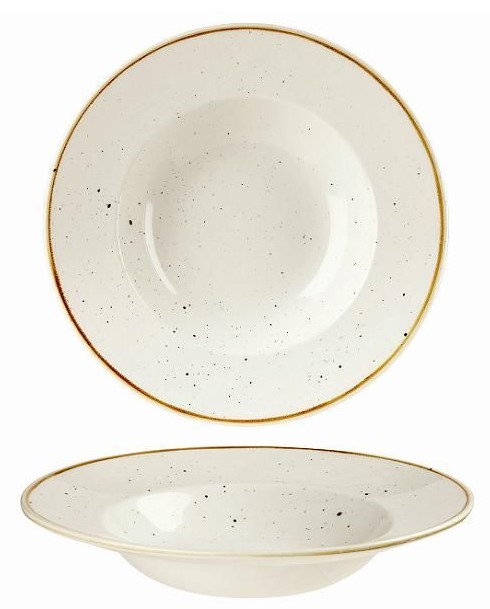 Тарелка CHURCHILL Stonecast Barley White 470 мл, D 280 мм артикул SWHSVWBL1