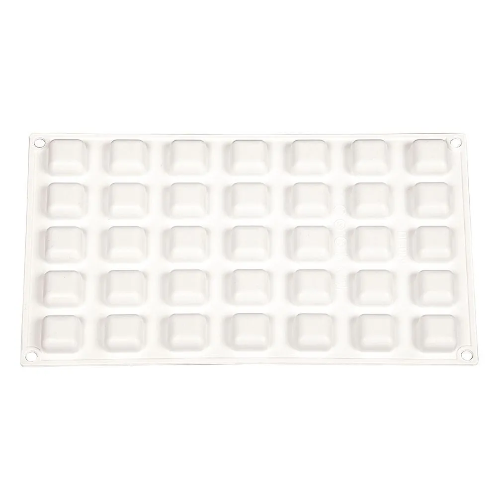 Форма силиконовая "Микро квадратный камень" 35 ячеек 25*25*12 мм, P.L. Proff Cuisine