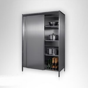 Шкаф нержавеющий двери-купе Финист (900х600х1800)