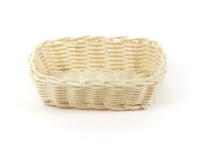 Корзина плетеная Клен бежевая L 180 мм, B 120 мм, H 55 мм артикул кт1911