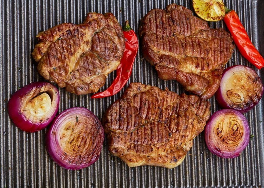 Поверхность жарочная газовая Abat ГАКО-40/1Н-Ч-02 рифленая поверхность (700 серия)