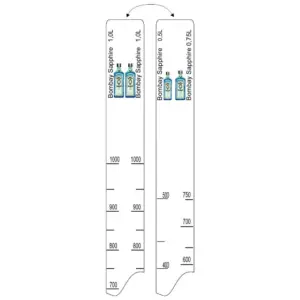Барная линейка Bombay Sapphire (500мл/750мл/1л), P.L. Proff Cuisine