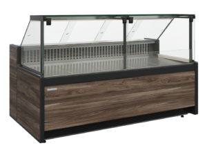 Витрина нейтральная Carboma Gelios GC111 N 2,0-1 (газлифт) (1008 Темный дуб)