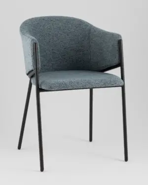 Стул обеденный Carmel букле голубой