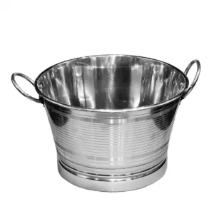 Ведерко с ручками,овальное,для охлаждения бутылок 32.5*20 см, P.L.- Barbossa