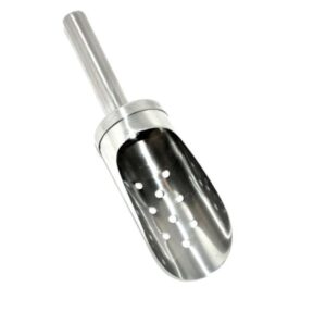 Совок для льда MGSteel 0,11 л, L 190 мм перф. артикул ISP7