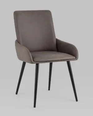 Стул Мюнхен искуственная замша коричневый 2 шт