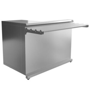 Прилавок универсальный Luxstahl КК-1200 Premium (нерж.)