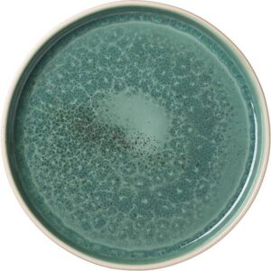 Блюдо Борисовская Керамика «Эрбосо Реативо»; D280, H35мм; фарфор; бирюзовый, бежевый артикул ФРФ88804275