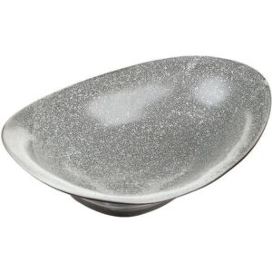 Блюдо Борисовская Керамика «Млечный путь»; L31, B23см, фарфор, белый, черный артикул ФРФ88807753