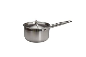 Сотейник MGSteel нерж. с крышкой, тройное дно (индукция) d 180 мм. h 110 мм. 2,8 л. артикул 19128