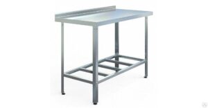 Стол производственный Финист СПЛ (1000х600х850) борт, полка-решетка оцинк.сталь
