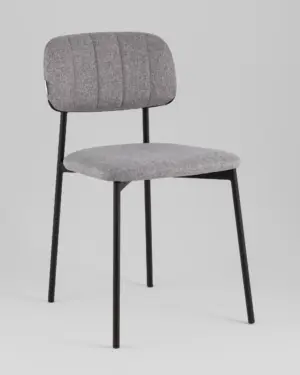 Стул Майло рогожка серый