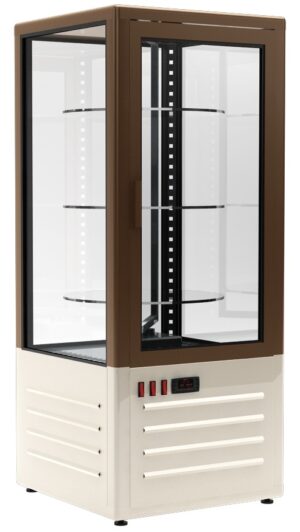 Шкаф холодильный кондитерский Carboma Latium D4 VM 120-2 (R120Cвр) (1015-0102 (бежево-коричневый))