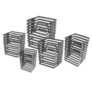 Набор из 5-ти фуршетных подставок P.L. Proff Cuisine 150х150х150, 150х150х230, 150х150х300, 150х150х370, 150х15х470 мм артикул SG-79846(S5)