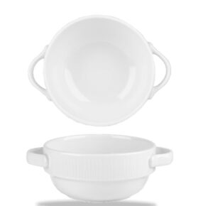 Бульонница CHURCHILL Bamboo 360 мл, D 115 мм, H 55 мм с ручками артикул WHBALH141