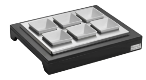 Подставка фуршетная Pintinox L 380 мм, B 320 мм, H 55 мм артикул 51270306