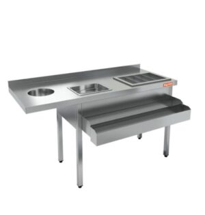 Барная станция открытая HiCold НКС-15/7БК (с отверстием для отходов)