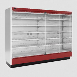 Пристенная витрина Марихолодмаш София 220/92 ВХСп-2,5 со стеклянными дверями