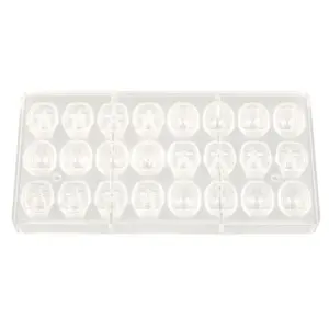 Пластиковая форма "Череп" 24 ячейки 38*26*27 мм, P.L. Proff Cuisine