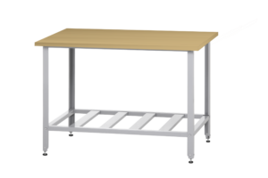 Стол кондитерский СПРн - 1500*700*860 "Norma Ral" (полка-решетка, ножка угловая)