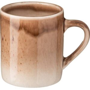 Кружка Борисовская Керамика «Маррон Реативо», 350мл; H10, L11,5см фарфор, коричневый, бежеый артикул ФРФ88800373