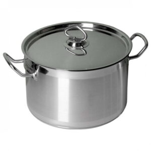 Кастрюля MGSteel нерж. тройное дно с крышк. (индукция) 5,0 л.d 235 мм. артикул 148