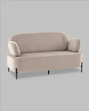 Диван Кэнди велюр светло-серый