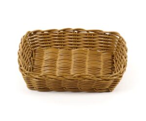 Корзина плетеная Клен коричневая L 195 мм, B 175 мм, H 45 мм артикул кт1916