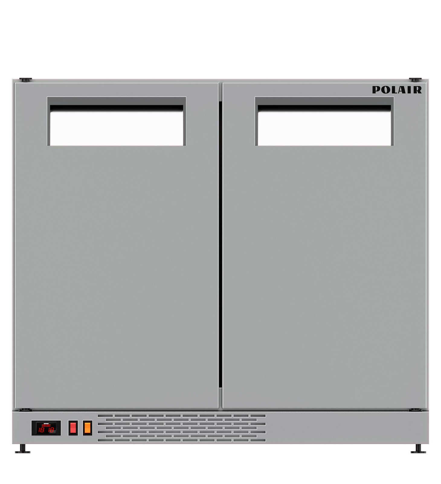 Барный холодильный шкаф Polair TM102-G без столешницы, гл дверь