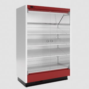 Пристенная витрина Марихолодмаш София 195/71 ВХСп-1,25 со стеклянными дверями фруктовая