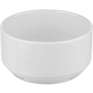 Бульонница Добрушский фарфоровый завод; 470мл, фарфор, белый артикул 7С1589