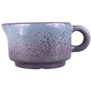 Соусник Борисовская Керамика «Млечный путь бирюза»; 50мл; D65мм, фарфор, бирюзовый, черный артикул ФРФ88800861