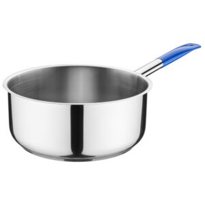 Сотейник MGSteel 7,5 л, D 280 мм, H 120 мм (крышка LCW28) синяя ручка винил артикул PSP28VBL